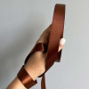 Лента атлас Ding Xin 2.5 см * 90 м - #1028 Шоколадный